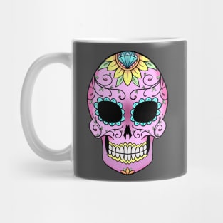 Pink sugar skull Mug